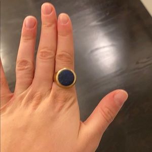 Blue and Gold Ring